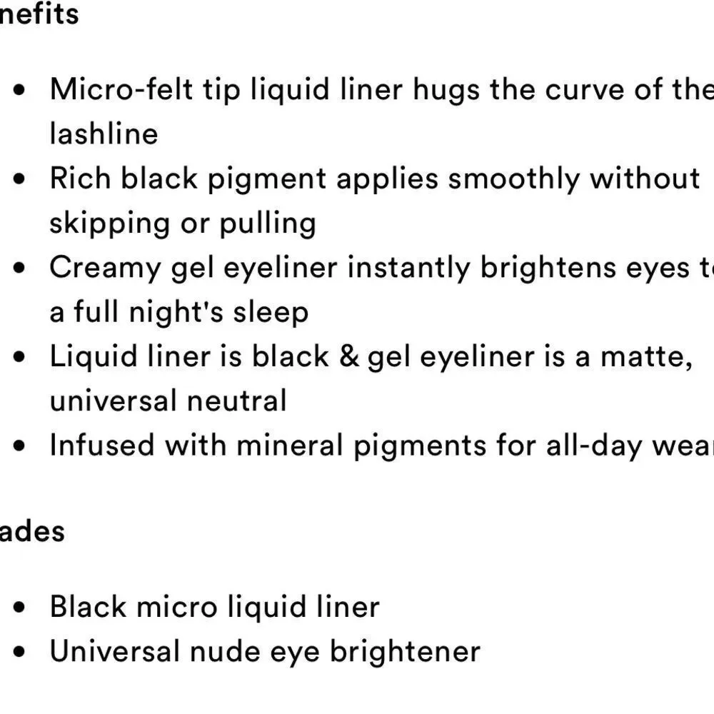 🌻 Tarte Double Take Awake Micro Liquid Liner and Brightener New FullS